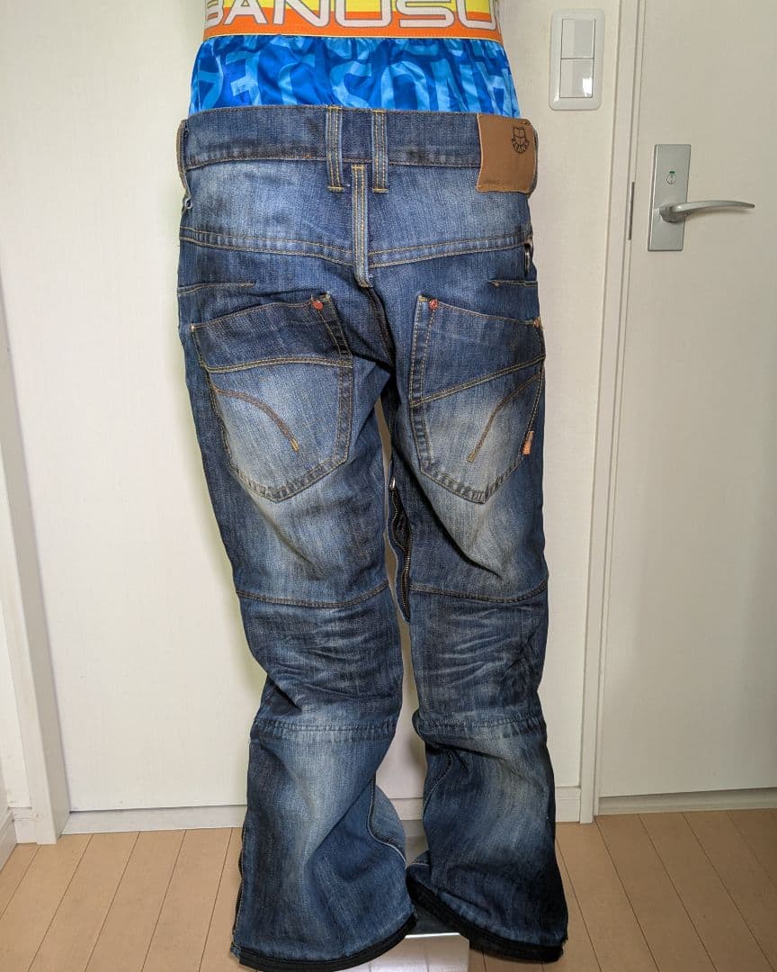 専用　URBANUS JEANS スノーボードパンツ　XL リアルデニム