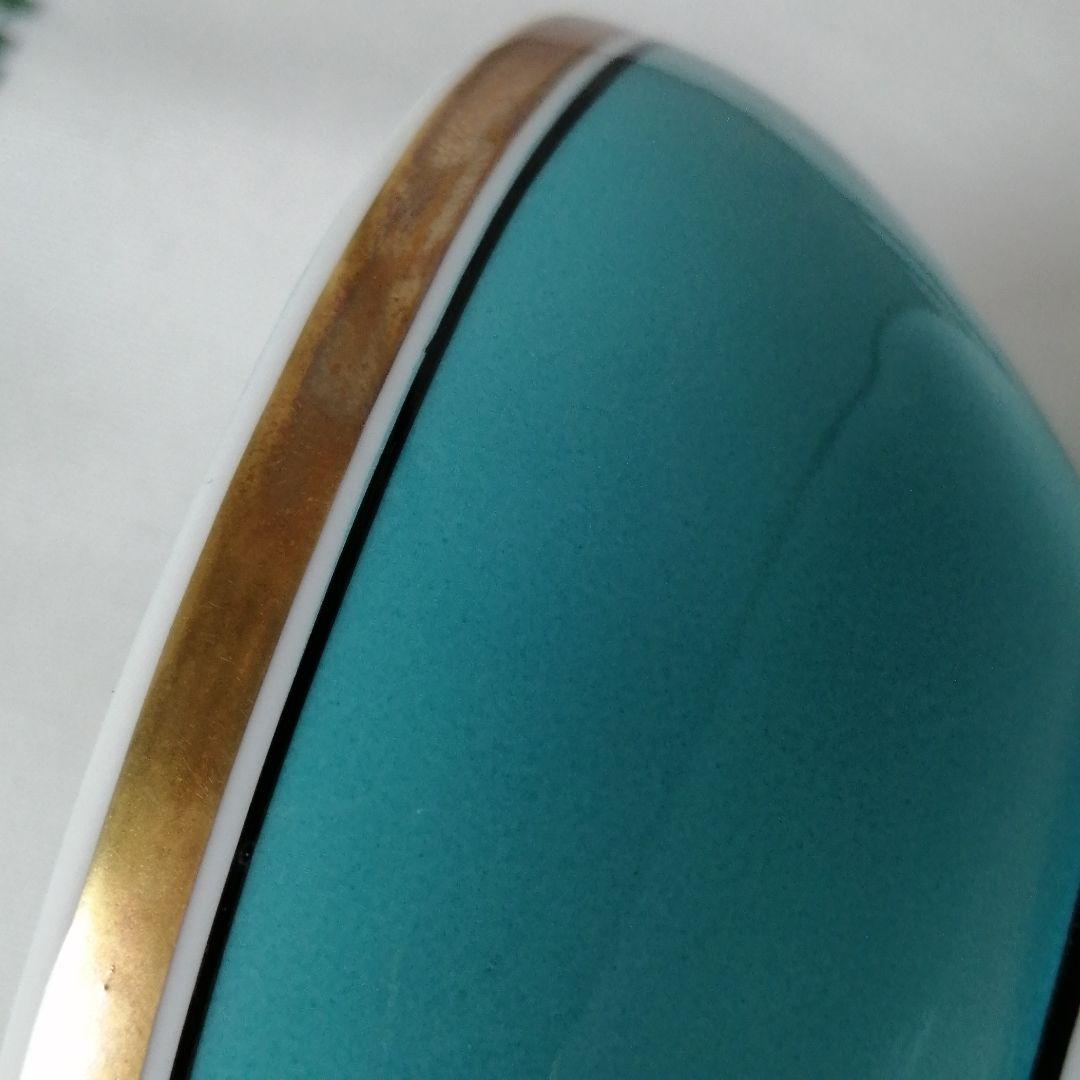 リチャードジノリ　コンテッサターコイズ　インペロブルーマスタードポット　調味料入