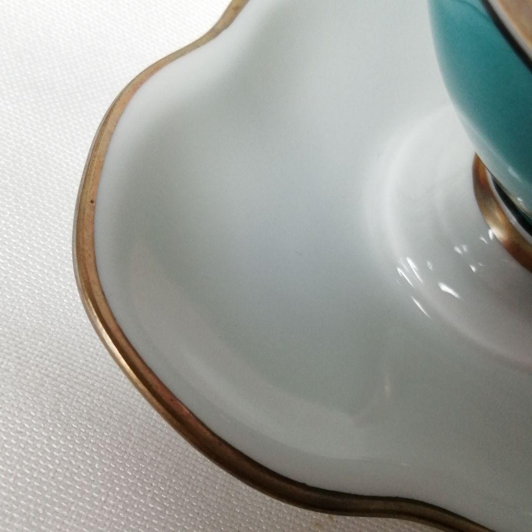 リチャードジノリ　コンテッサターコイズ　インペロブルーマスタードポット　調味料入