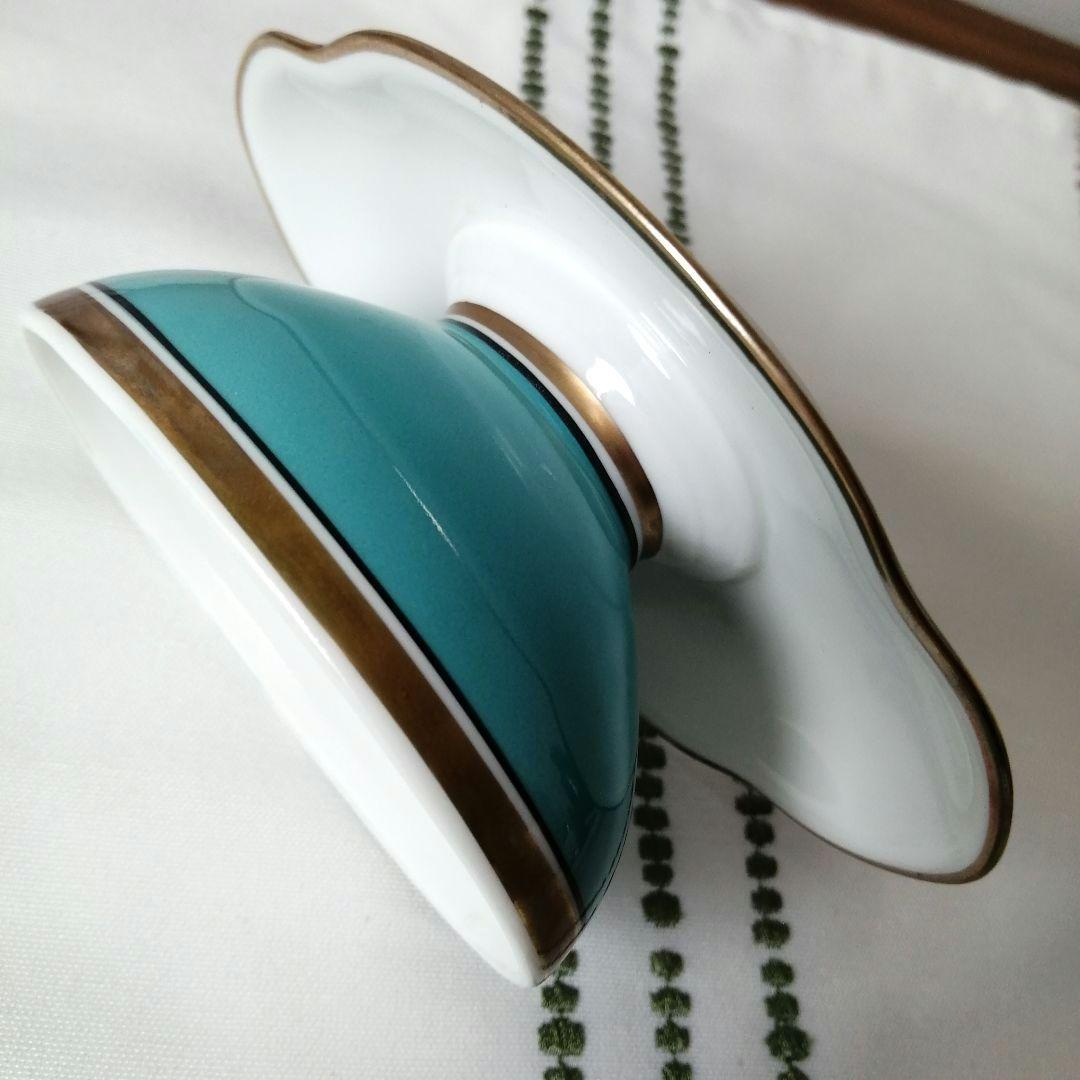 リチャードジノリ　コンテッサターコイズ　インペロブルーマスタードポット　調味料入