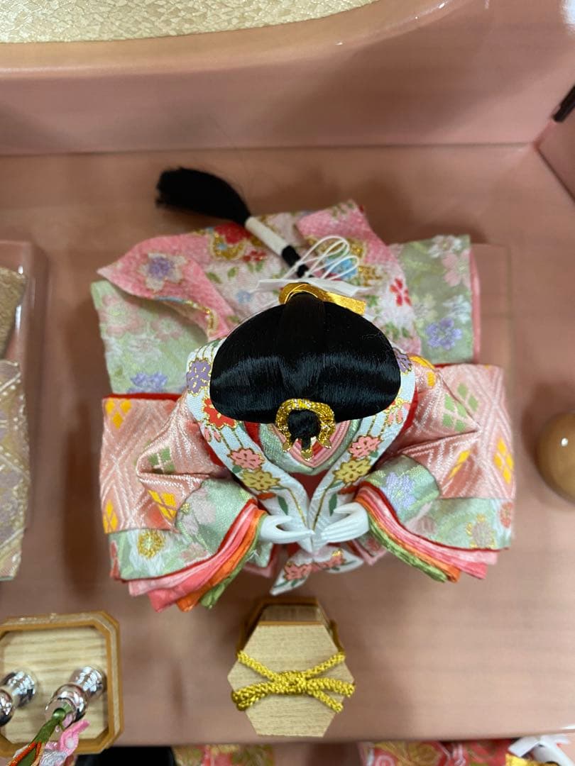 東京久月　五人飾り収納用三段セット・間口約５０×奥行約４３×高さ約５６㎝