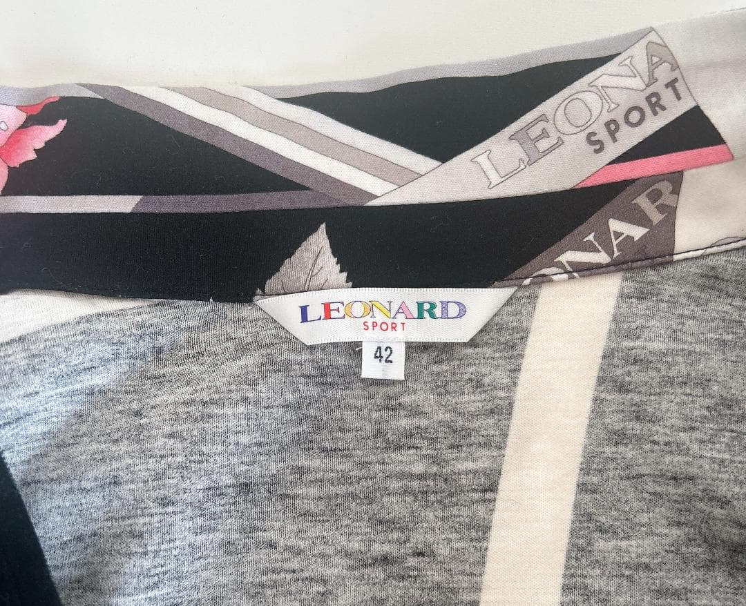 ⭐︎LEONARD SPORT⭐︎フラワープリント ハイネック （42）