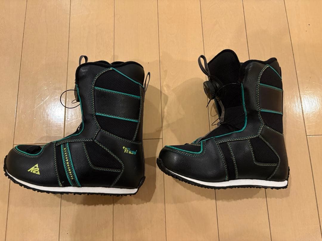 K2 スノーボード セット　ブラック/グリーン　110