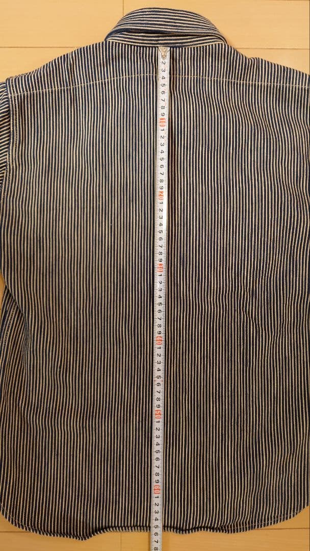 DELUXEWARE　ヒッコリーヘビーネルシャツ