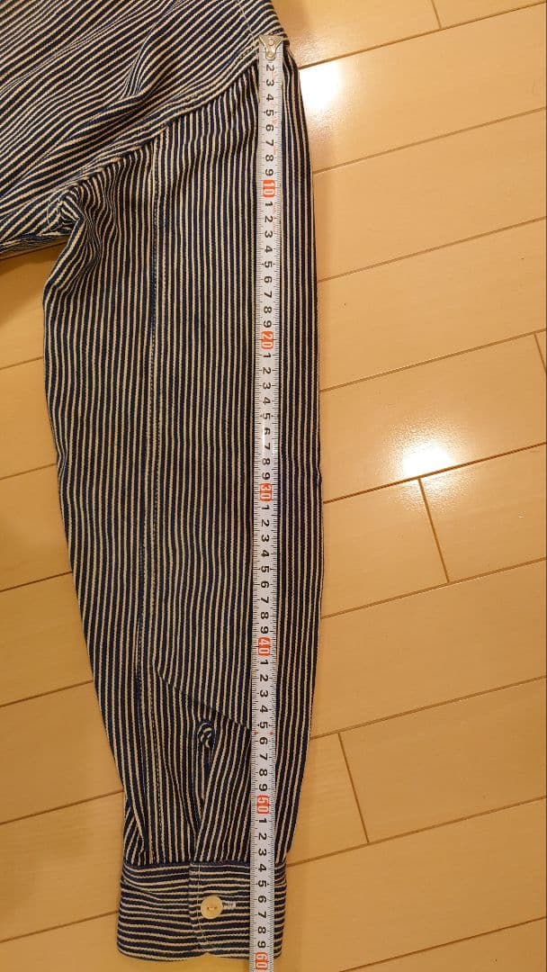 DELUXEWARE　ヒッコリーヘビーネルシャツ