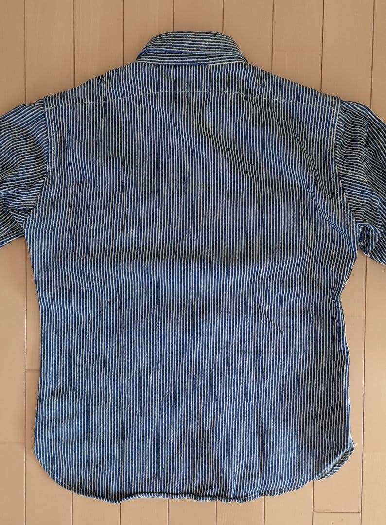 DELUXEWARE　ヒッコリーヘビーネルシャツ