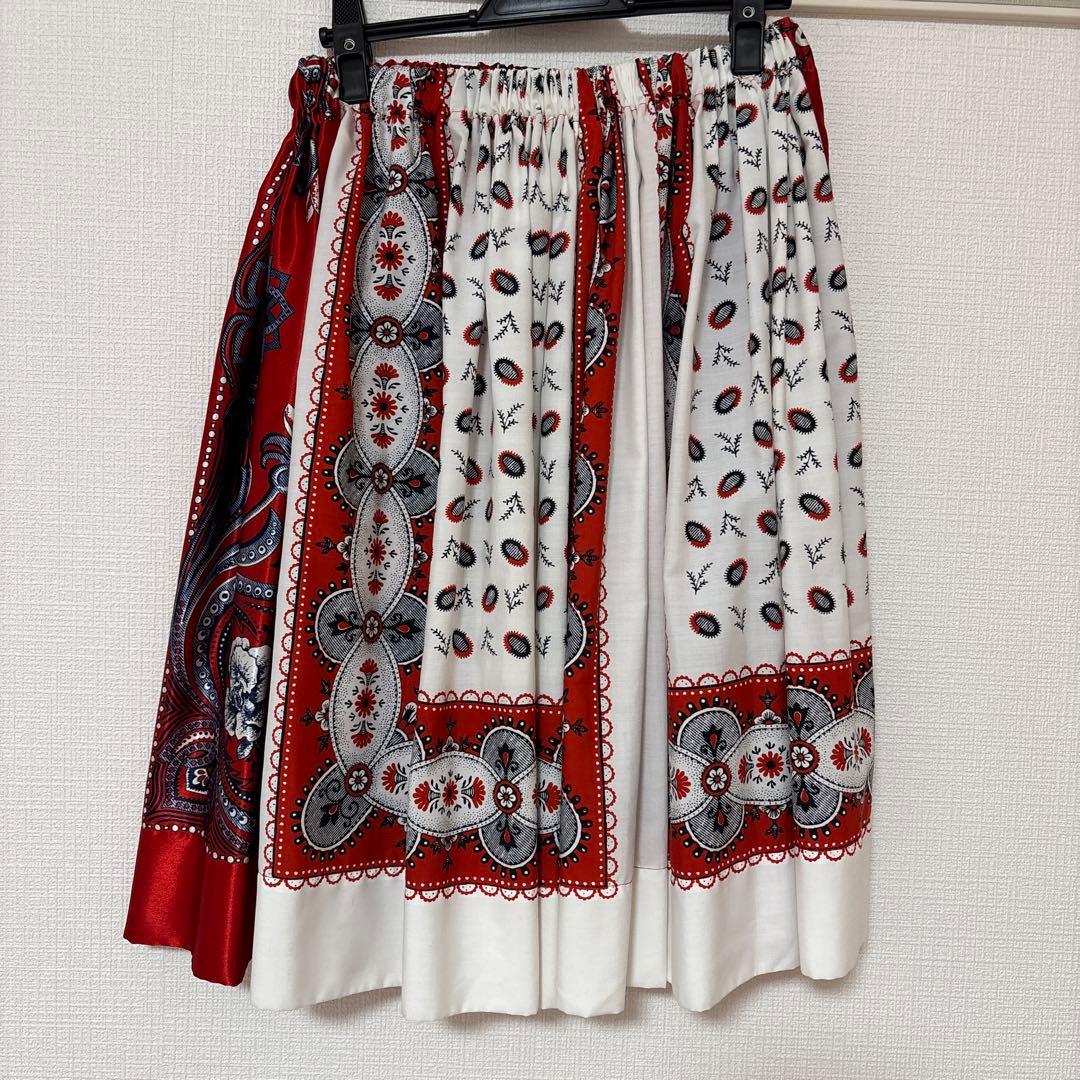 tao comme des garcons スカート　赤