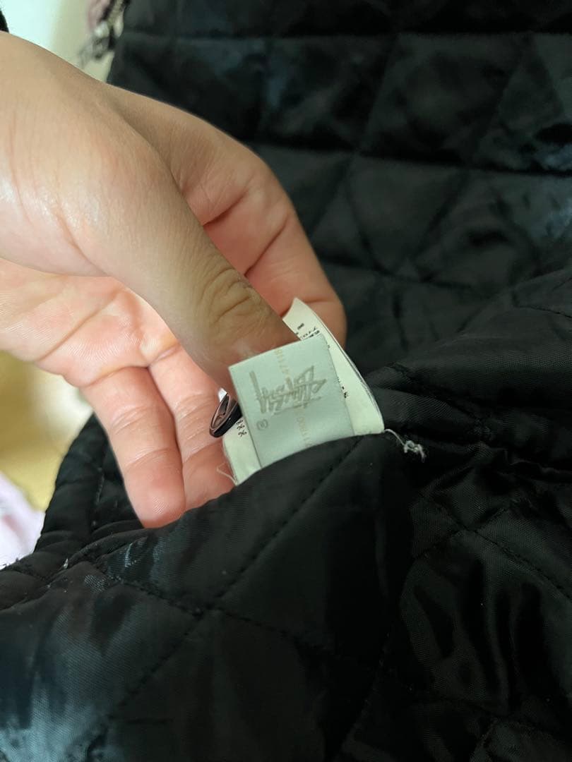 Stussy チェック柄ジャケット　(中綿キルティング) 値下げ交渉あり！