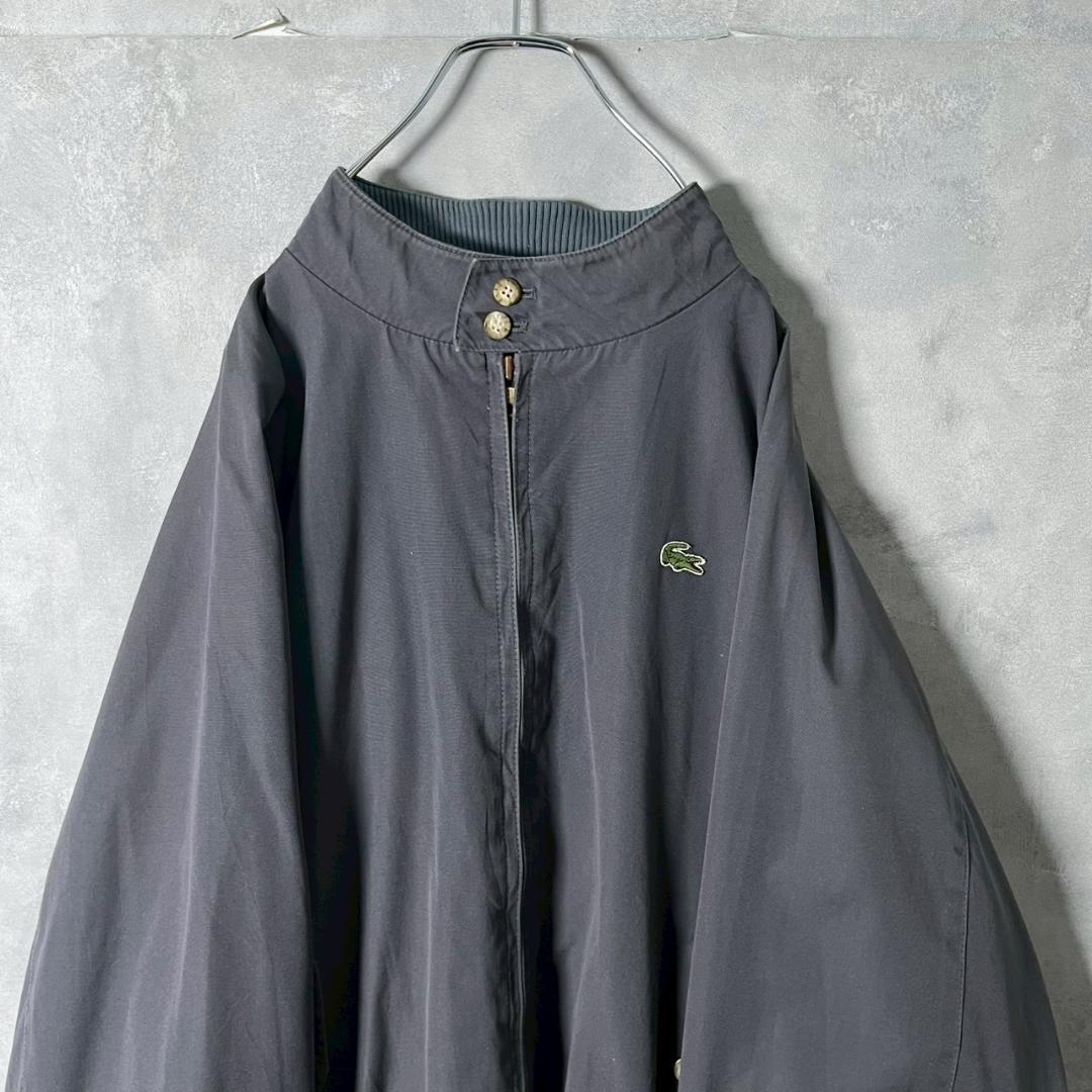 90s LACOSTE 裏地チェック　ブルゾン　ジャケット PM123