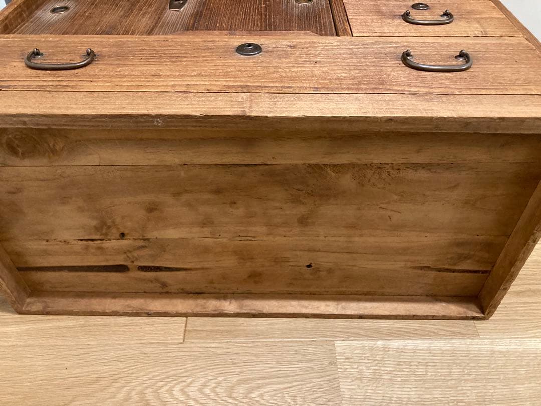 ビンテージ　木製収納　箪笥