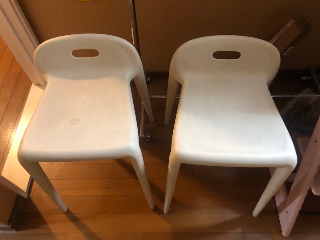 ※ 引き取り限定※ YUYU スタッキングチェア 2脚セット イタリア製