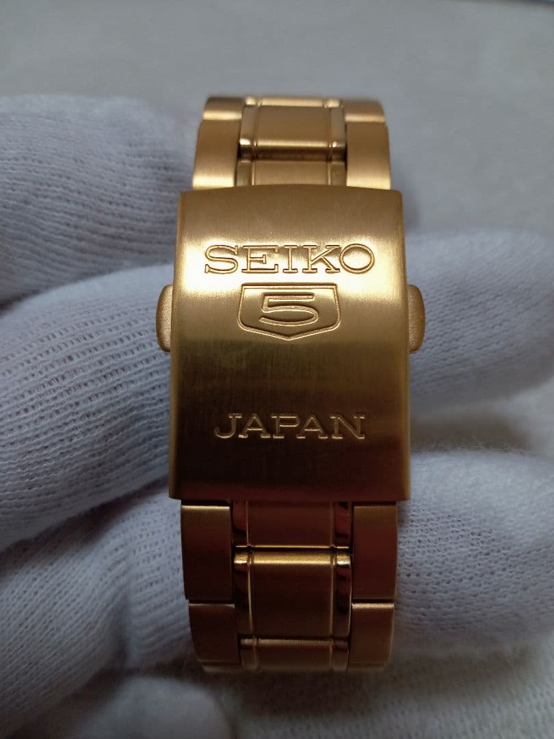 【けん】SEIKO　機械式自動巻　AUTOMATIC　フルゴールド　美品