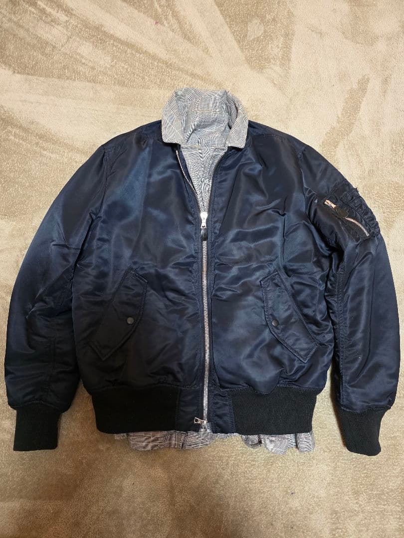 ユニフォームエクスペリメント　リバーシブルMA-1