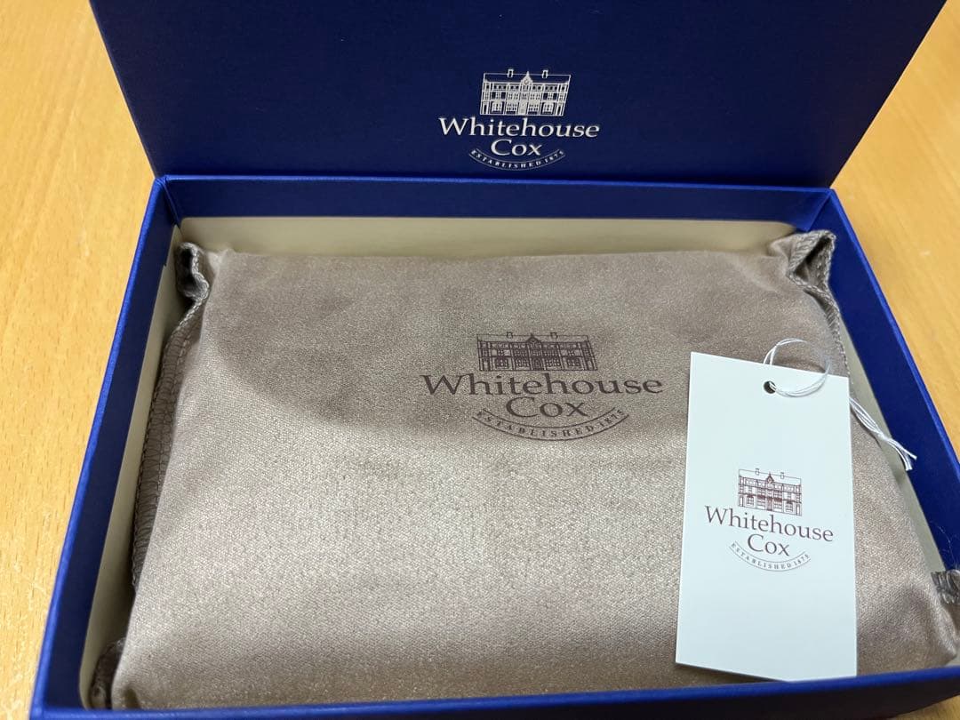 新品 ホワイトハウスコックス 即完売 限定バイカラー仕様 三つ折財布 ビギン掲載