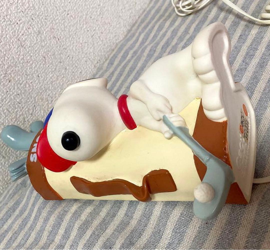 90's VTG＊ゴルファーSNOOPY＊3-D PHONE＊PEANUTS電話