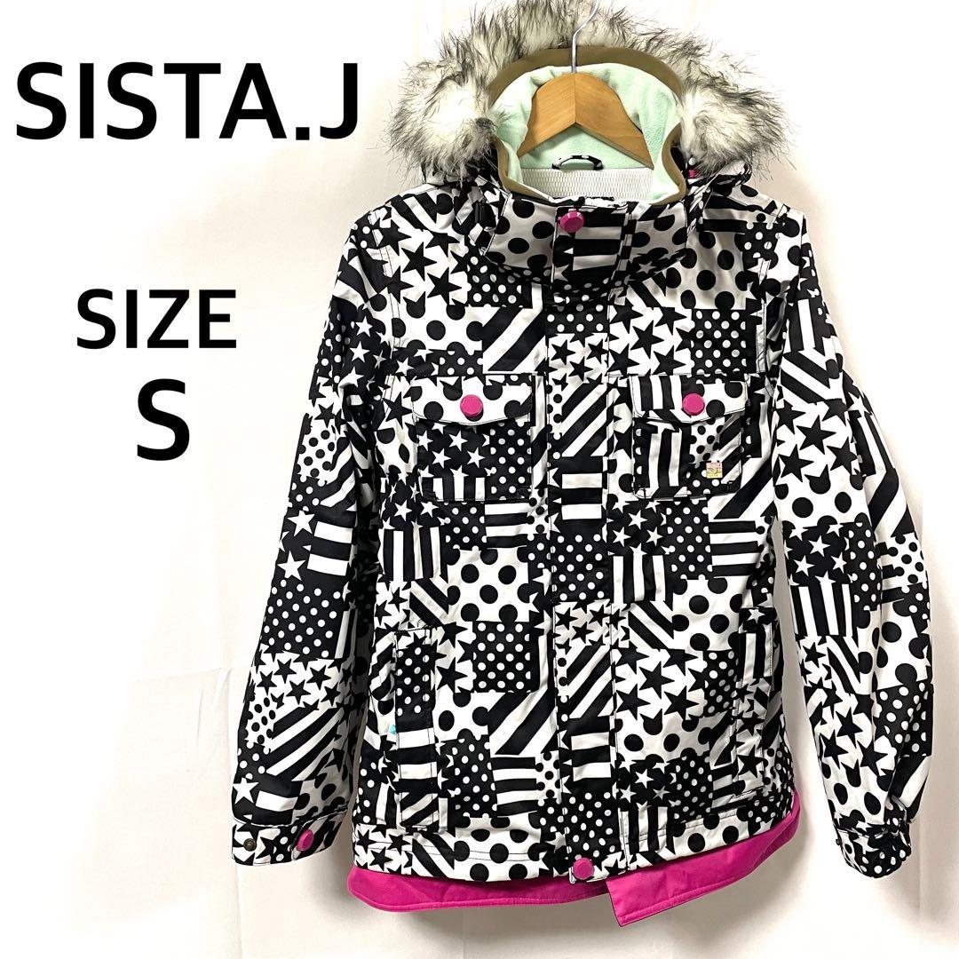SISTA.J スノーボードウェア S 総柄 ウィンタースポーツ スキー