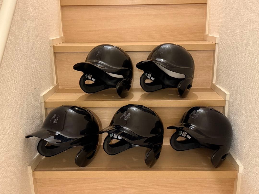 軟式 打者用 ヘルメット 両耳付きSSK JSBB公認 軟式　5個セット