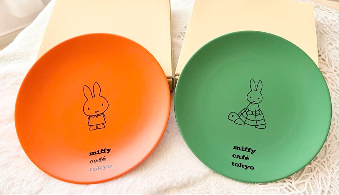 【新品未使用】ミッフィーカフェ トウキョウ プレート 2個セット 限定