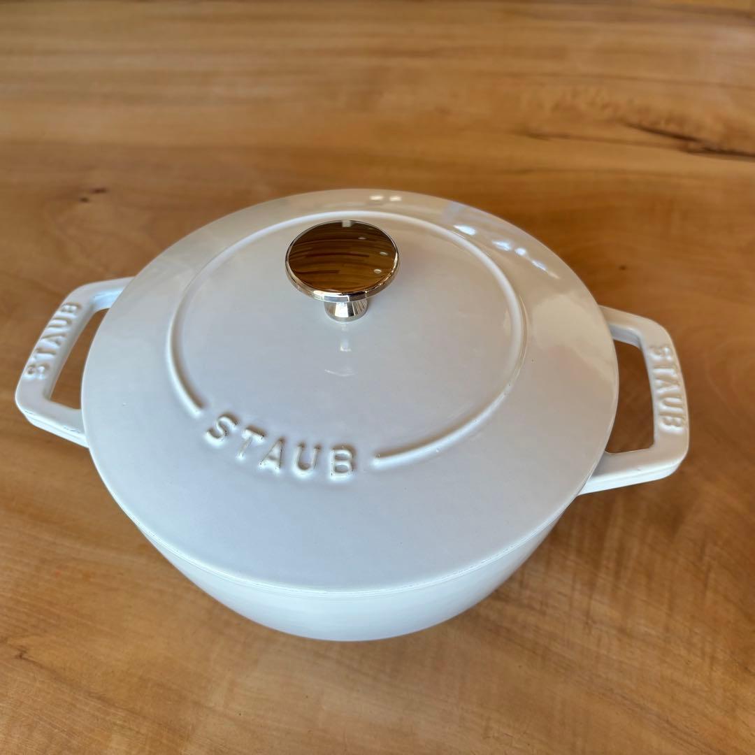 STAUB Wa-NABE ワナベ M 18cm ホワイト