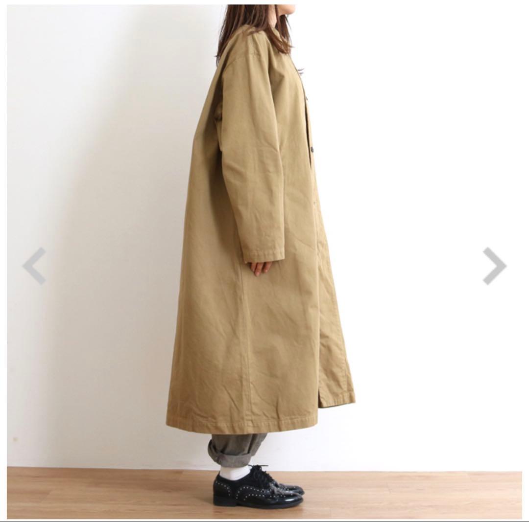 Harvesty コットンチノクロス　オーバーコート サイズ2
