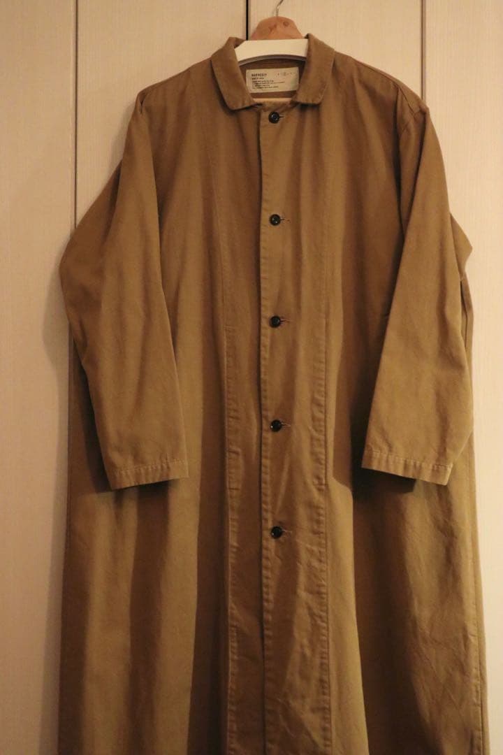 Harvesty コットンチノクロス　オーバーコート サイズ2