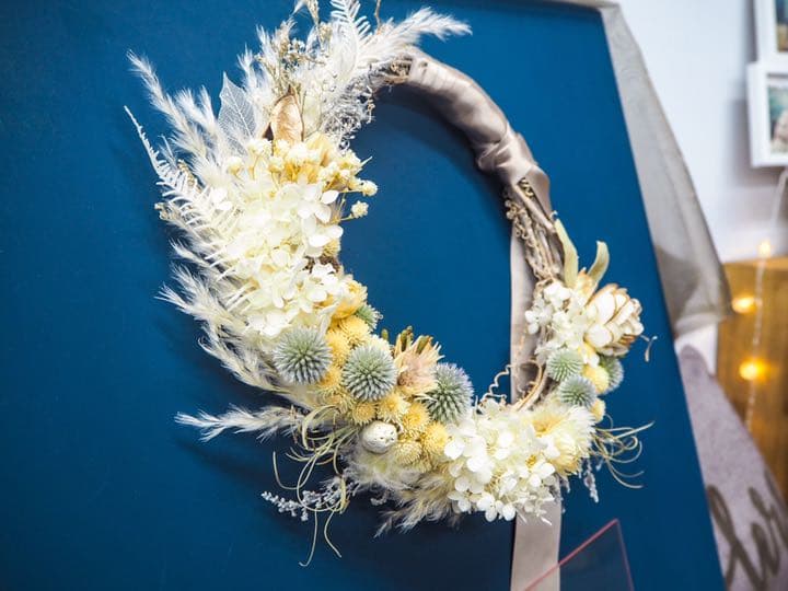 ドライフラワーリース　～Botanical～　ハンドメイド・オーダー