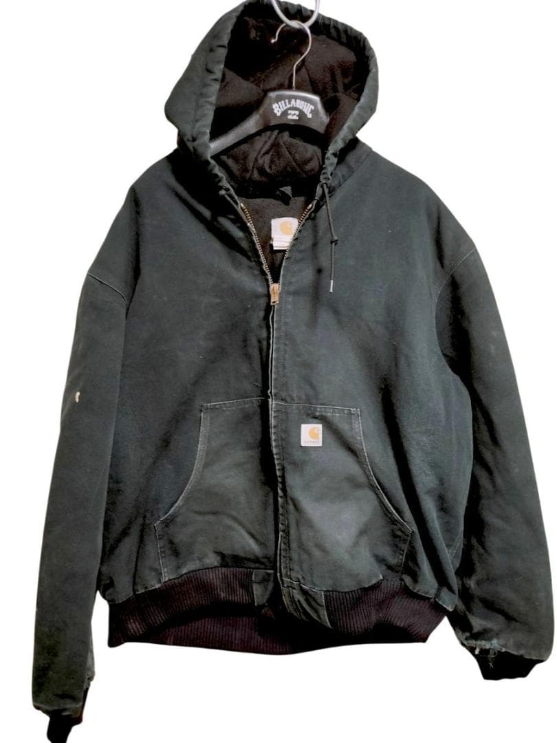 カーハート　Carhartt アクティブジャケット ダック メキシコ製 黒