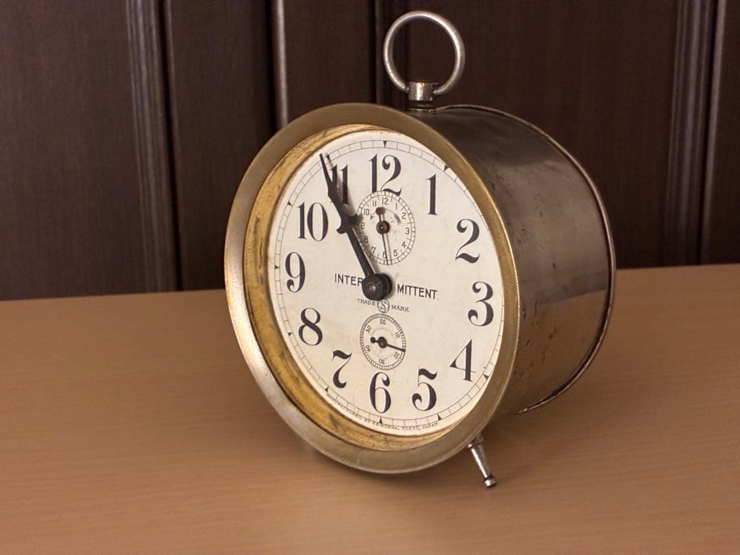 精工舎　目覚まし時計　ビンテージINTERMITTENT