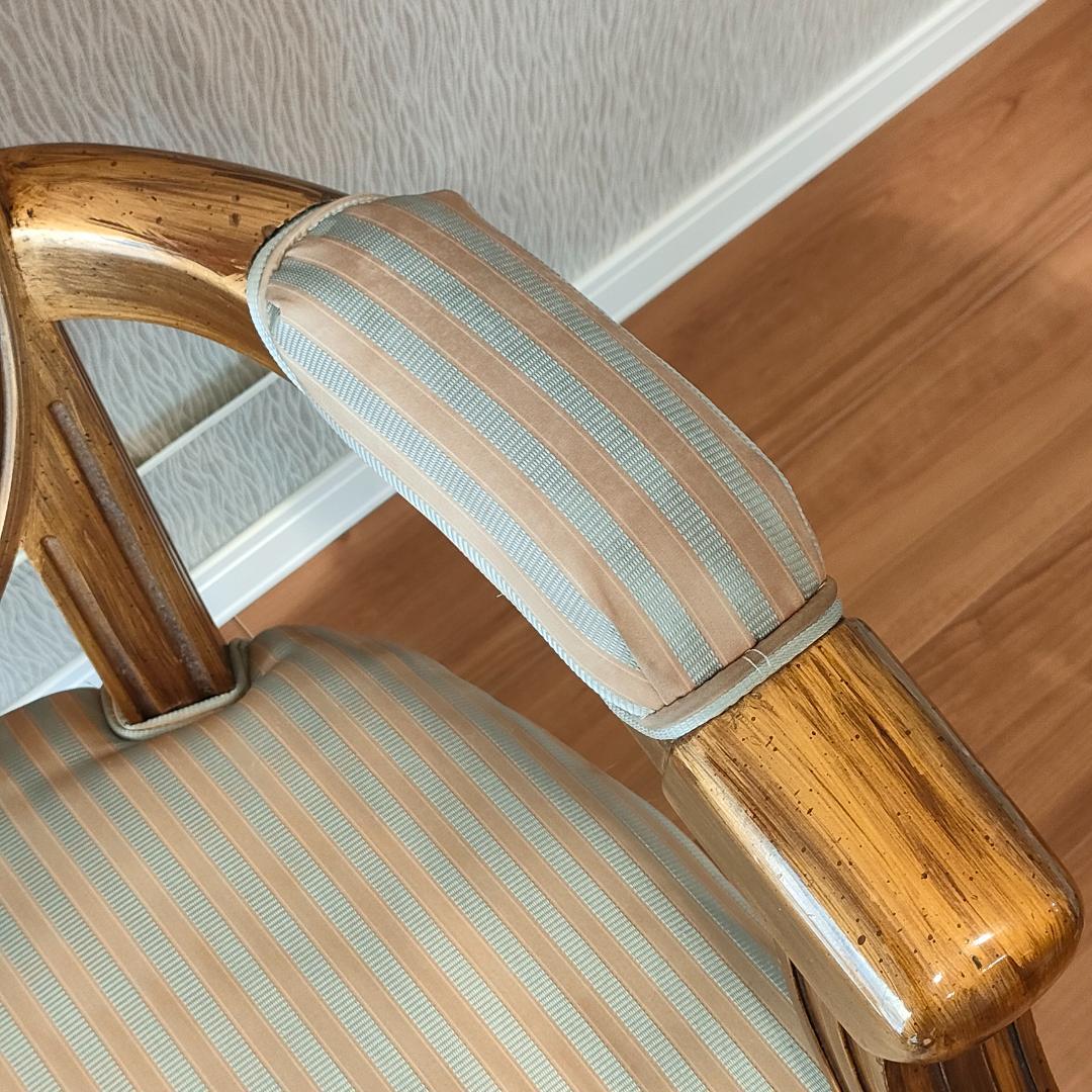 アンティーク　アームチェア　シャビーシック　リビングチェア②