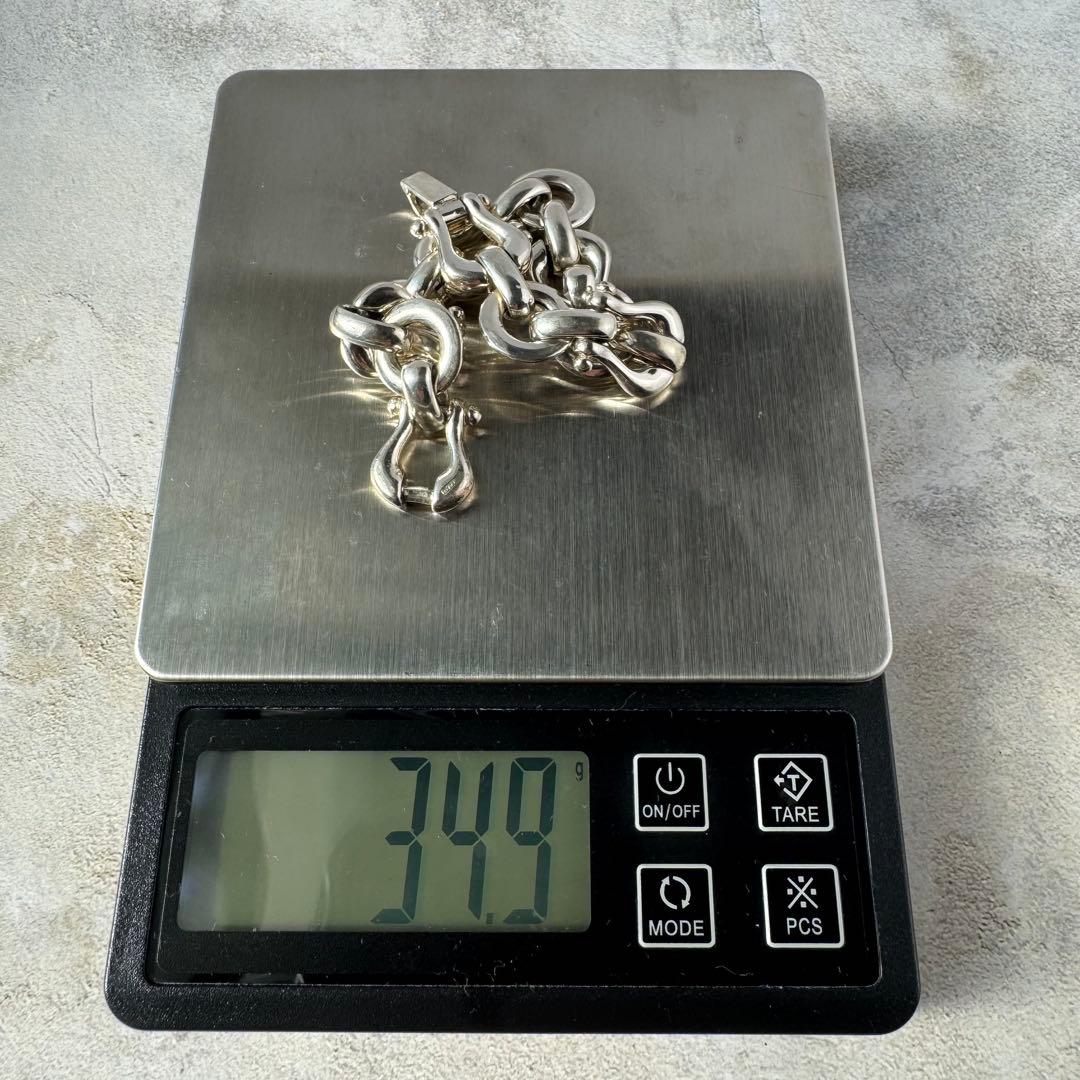 ヴィンテージ ホースシューリンクブレスレット シルバー925 イタリア製