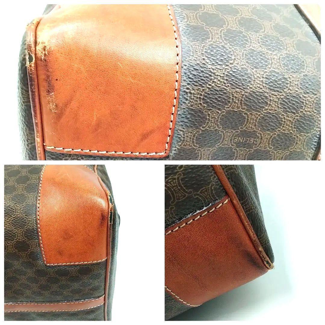 セリーヌ CELINE ボストンバッグ マカダム柄 南京錠 大容量