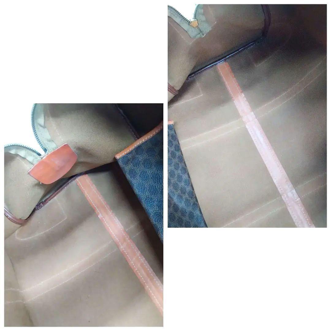 セリーヌ CELINE ボストンバッグ マカダム柄 南京錠 大容量