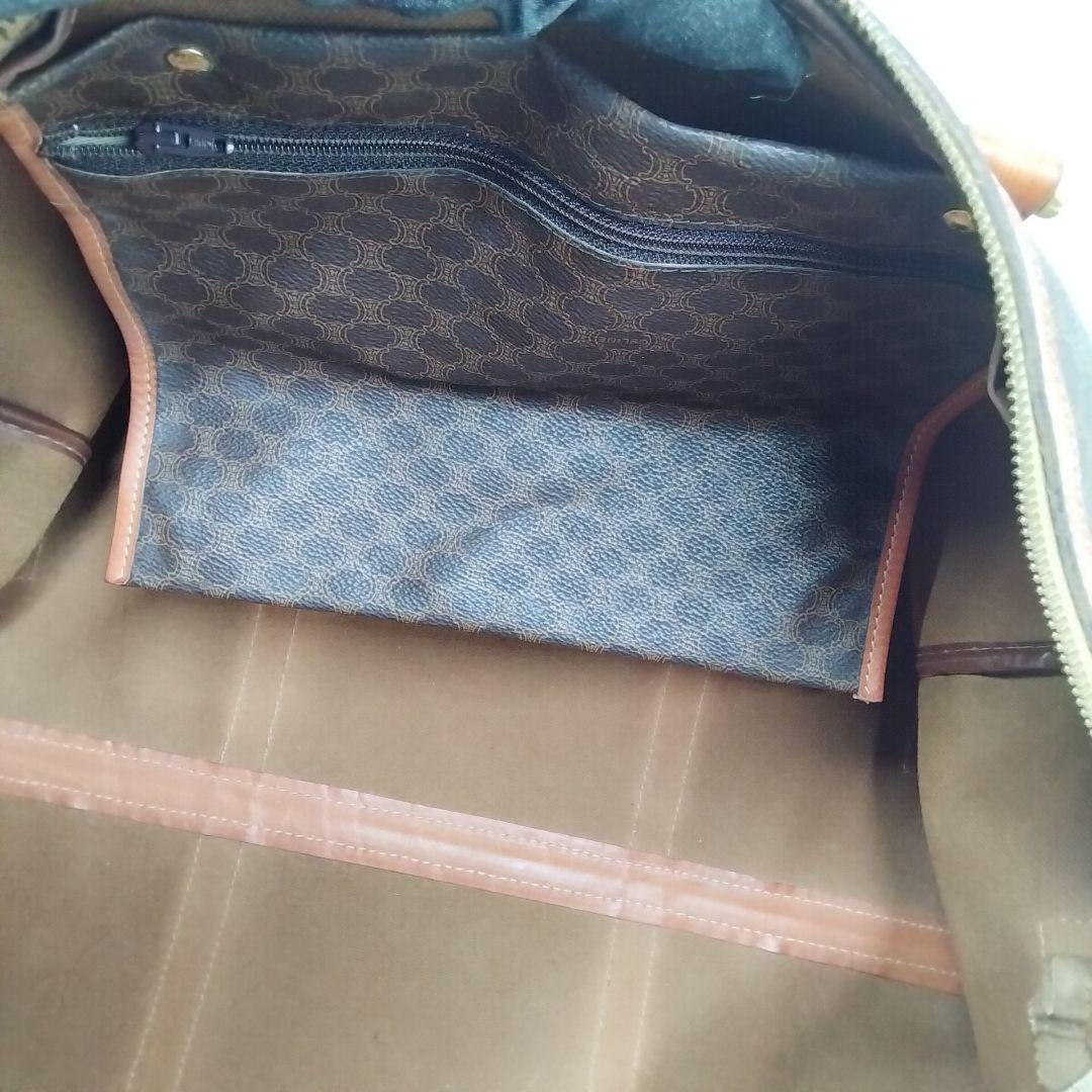 セリーヌ CELINE ボストンバッグ マカダム柄 南京錠 大容量