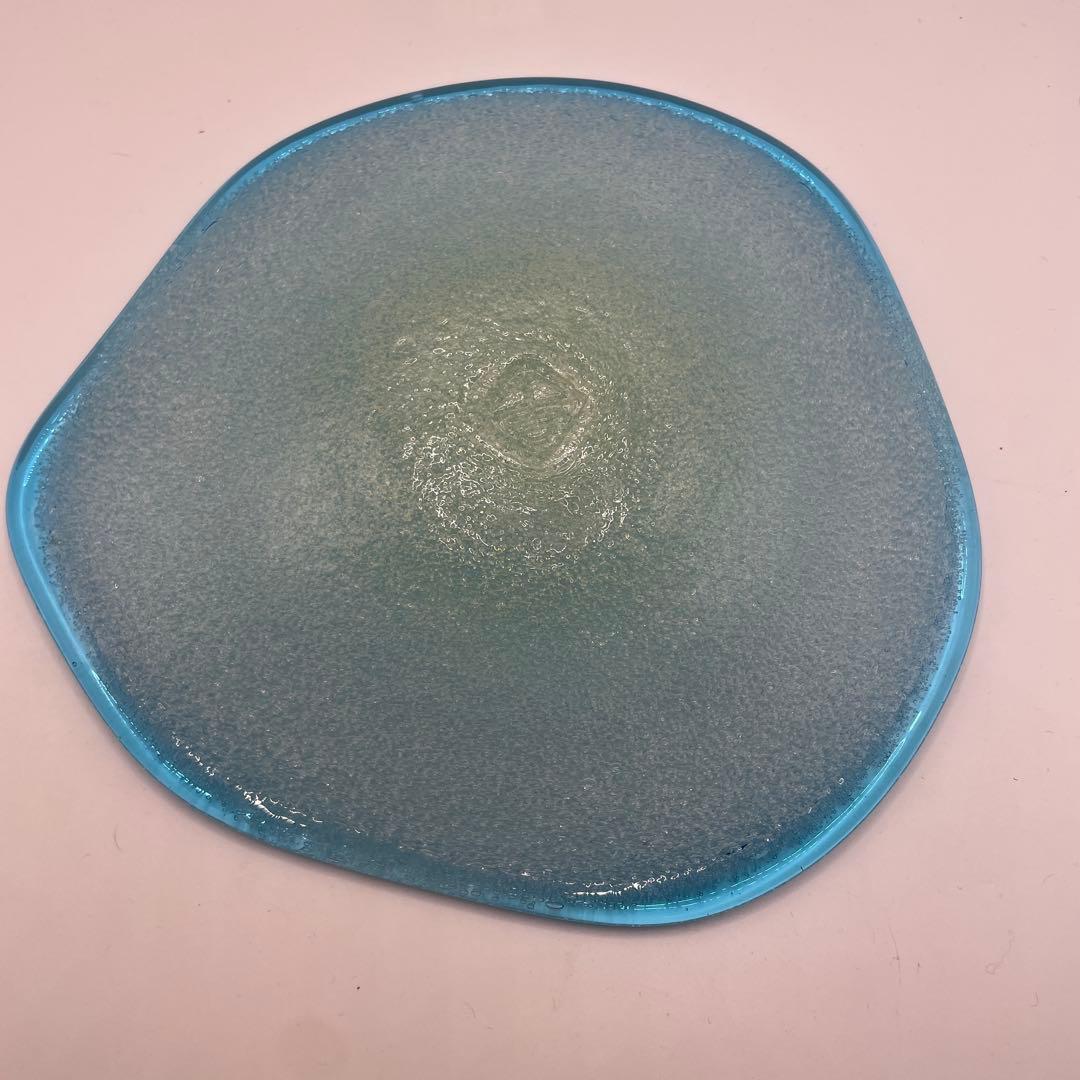 琉球ガラス　稲嶺盛吉作お皿