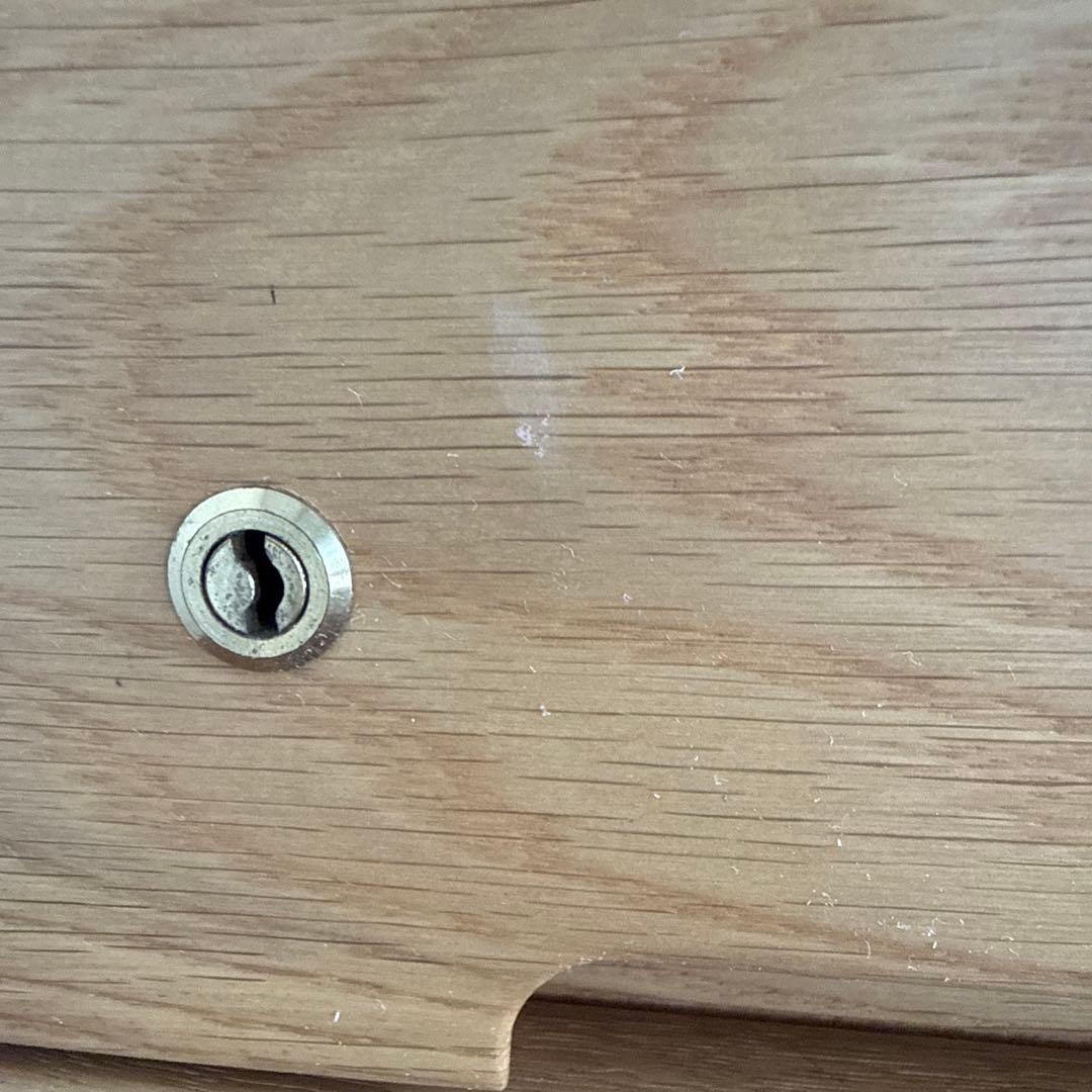 浜本工芸　②天板が昇降するワゴン(学習机４点セット)