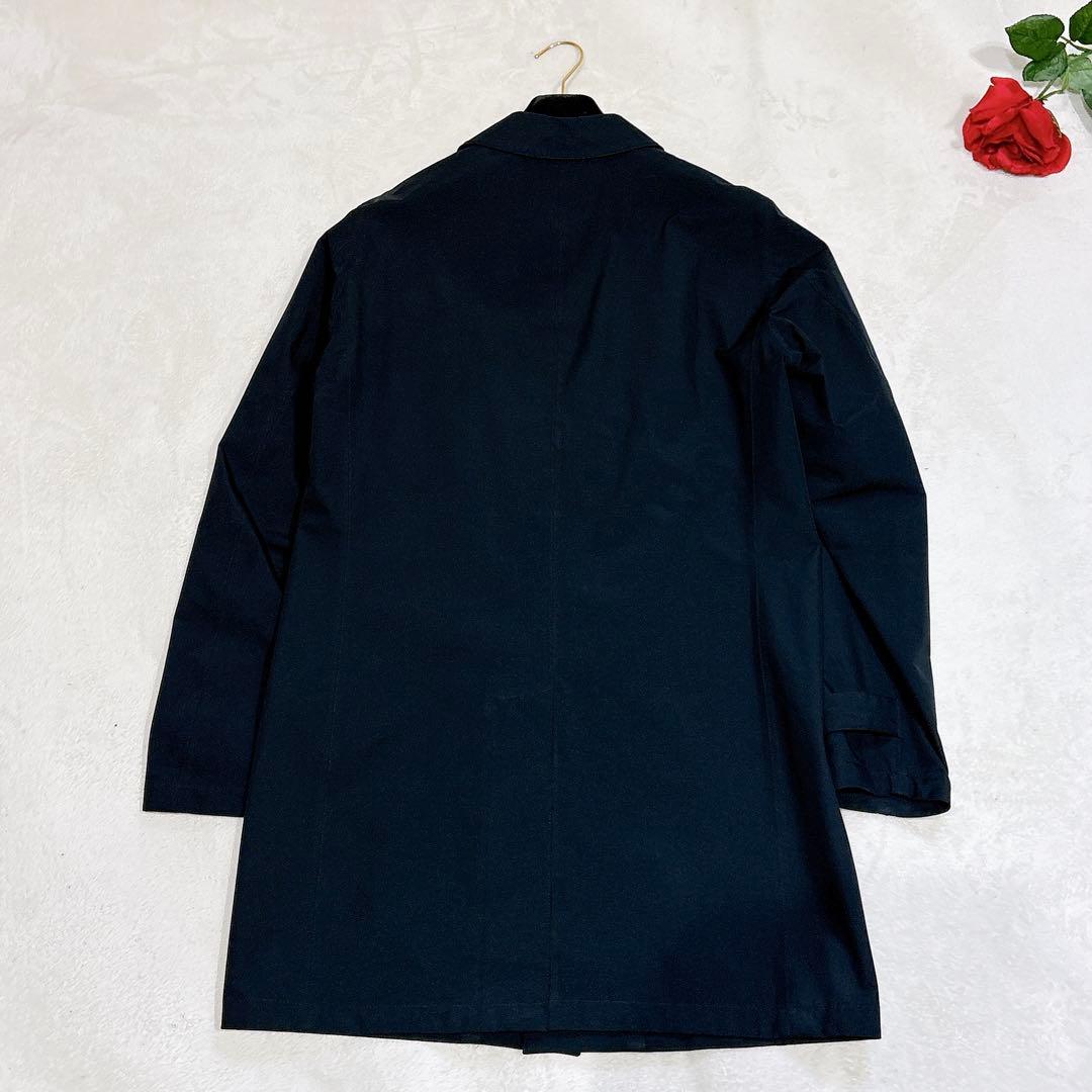 新品同様✨　ヘルノ　ラミナー　ゴアテックス　ステンカラーコート　ブラック　46