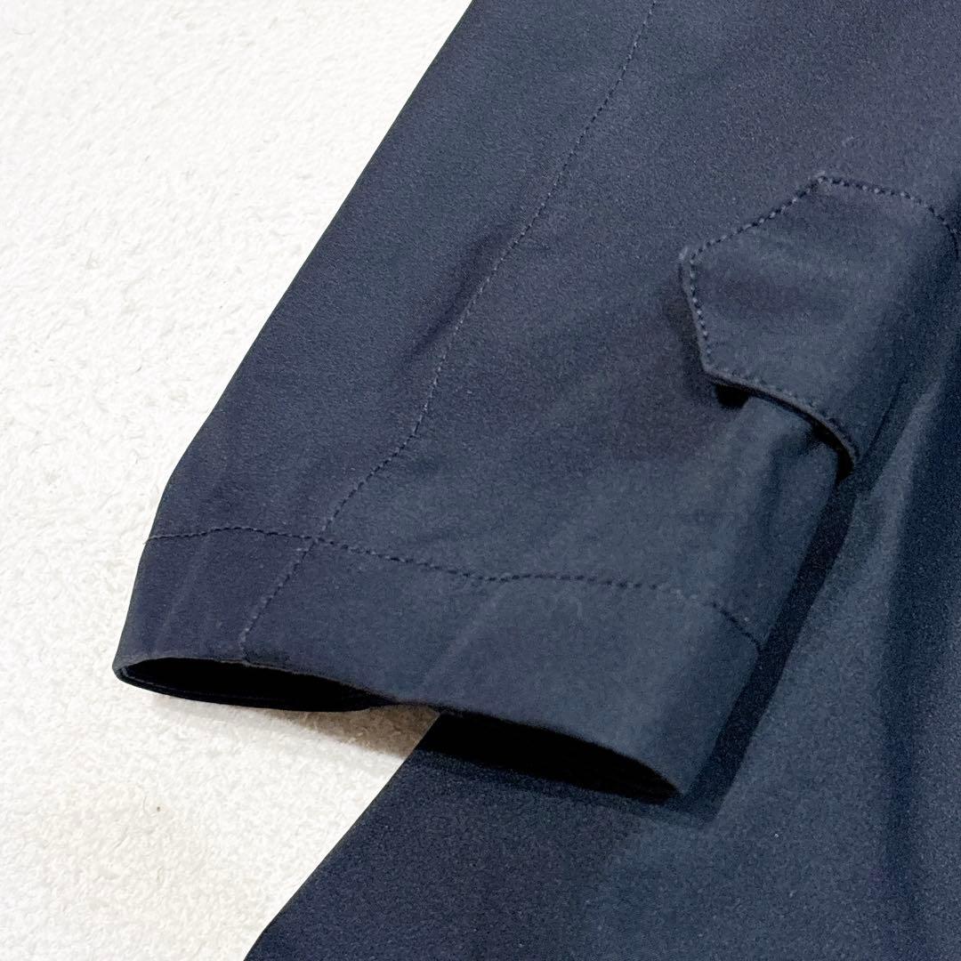 新品同様✨　ヘルノ　ラミナー　ゴアテックス　ステンカラーコート　ブラック　46