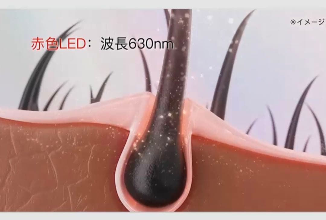 CHOUCHOU × ELLE スタイリストイオングロウブラシ 赤色青色LED