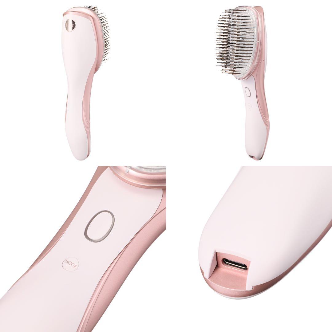 CHOUCHOU × ELLE スタイリストイオングロウブラシ 赤色青色LED