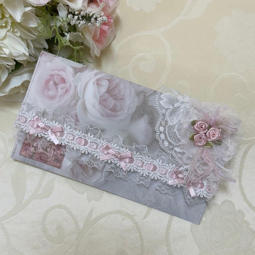 薔薇とレースのジャンクジャーナル・雑記帳　トレペ仕様　shabby rose