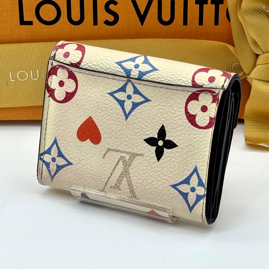 【新型美品】ルイヴィトン モノグラム ポルトフォイユ ゾエ ゲームオン 三つ折り