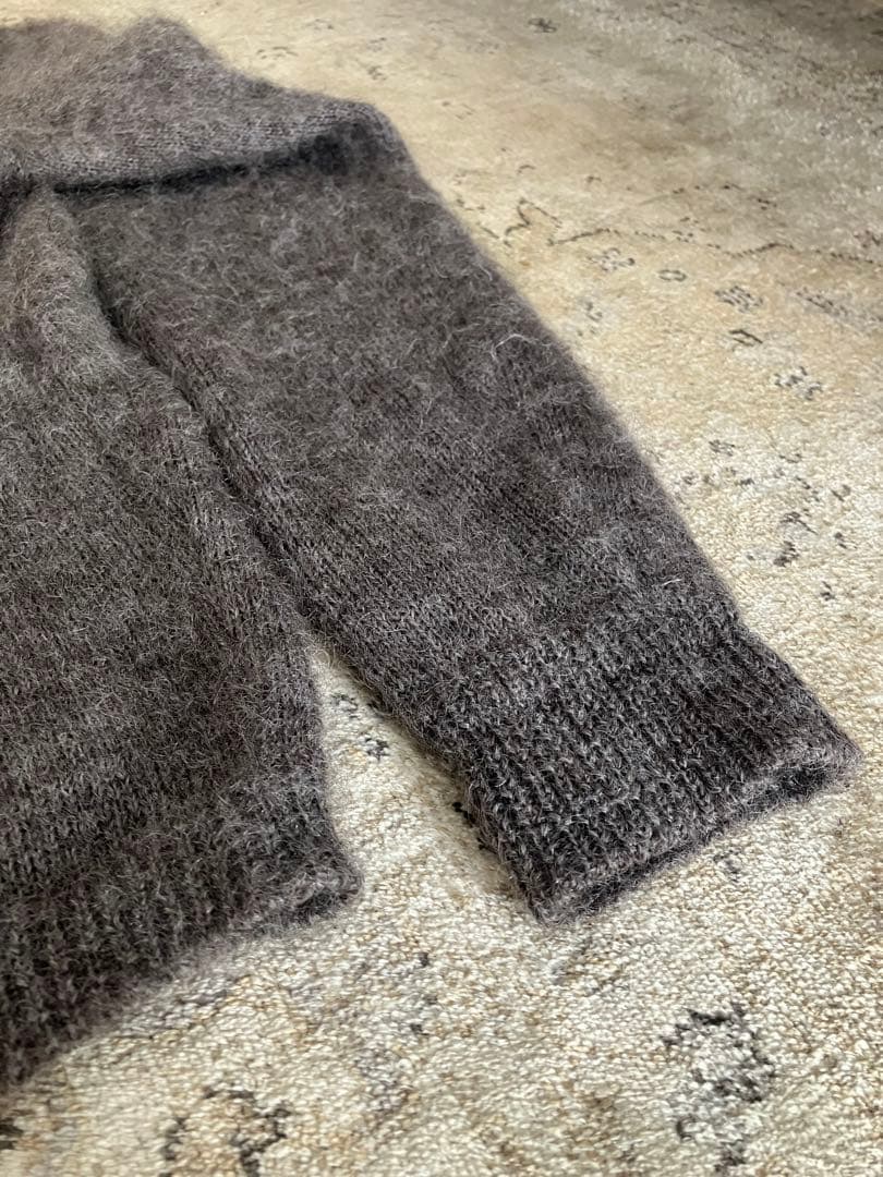 INTERIMインテリム 50's キッドモヘアカーディガン　サイズ3 毛足長め