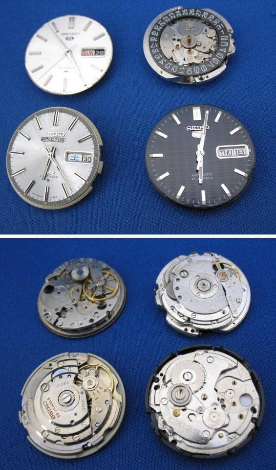 ジャンクMovement 部品取り用 オール機械式ウォッチ 14セット