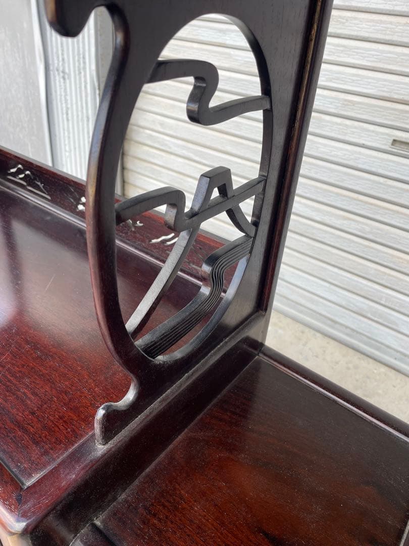 唐木家具 茶箪笥 ヴィンテージ　飾り棚 アンティーク家具　和家具