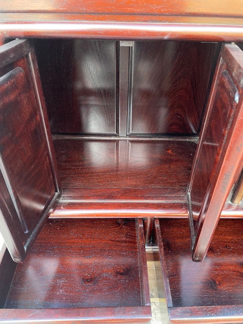 唐木家具 茶箪笥 ヴィンテージ　飾り棚 アンティーク家具　和家具