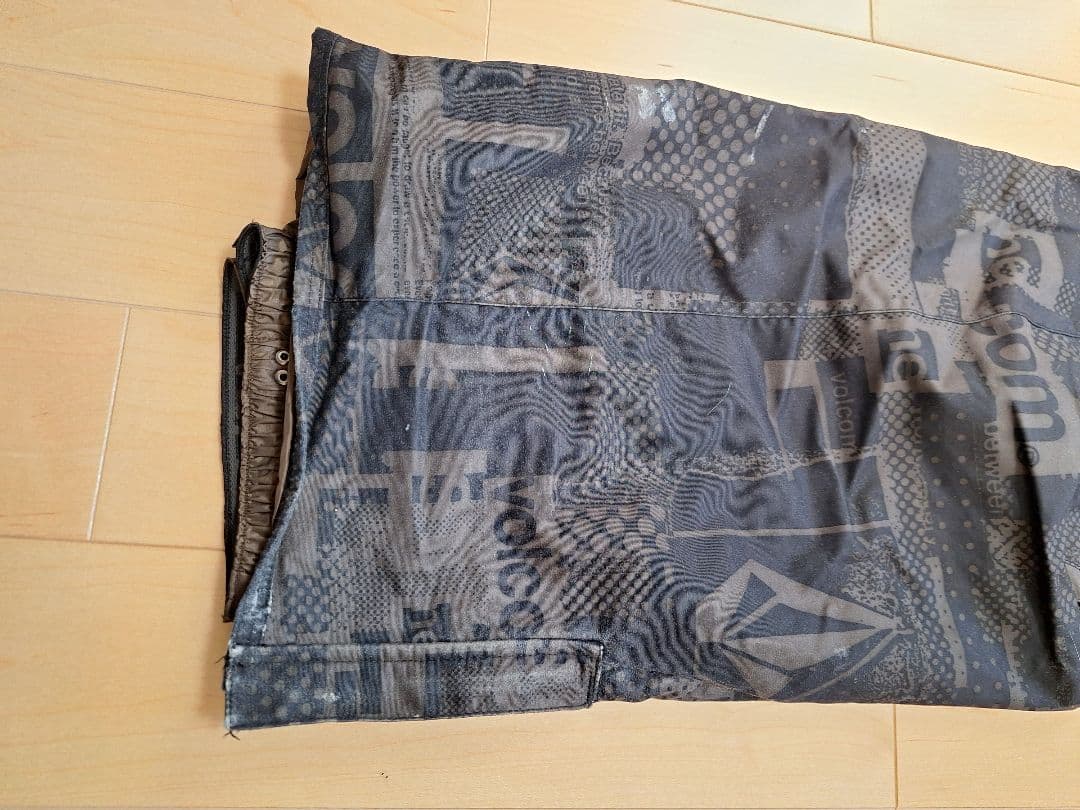 Volcom スノーボードウェアパンツセット 蛍光グリーン【おまけゴールグ付き】