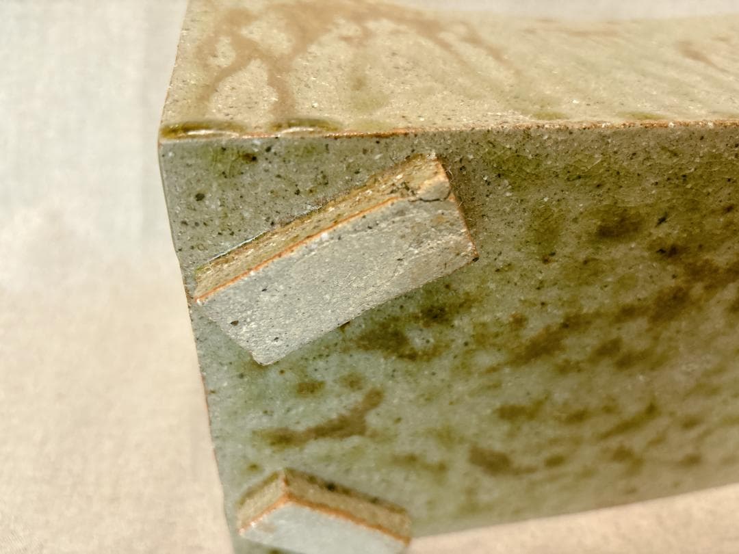 やちむん　足付き　角　高脚おちょこ　大嶺實清　大嶺工房　断捨離