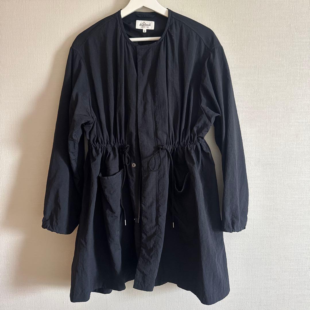 ルグラジック　ナイロン　カラーレスコート　ノーカラー