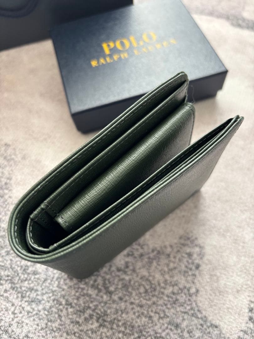 Polo Ralph Lauren グリーン 二つ折り財布