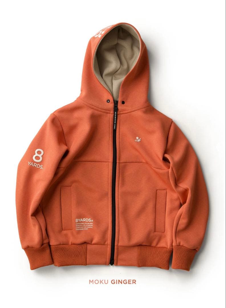 8 YARDS モク ビッグフーディ ジンジャー　 Sサイズ